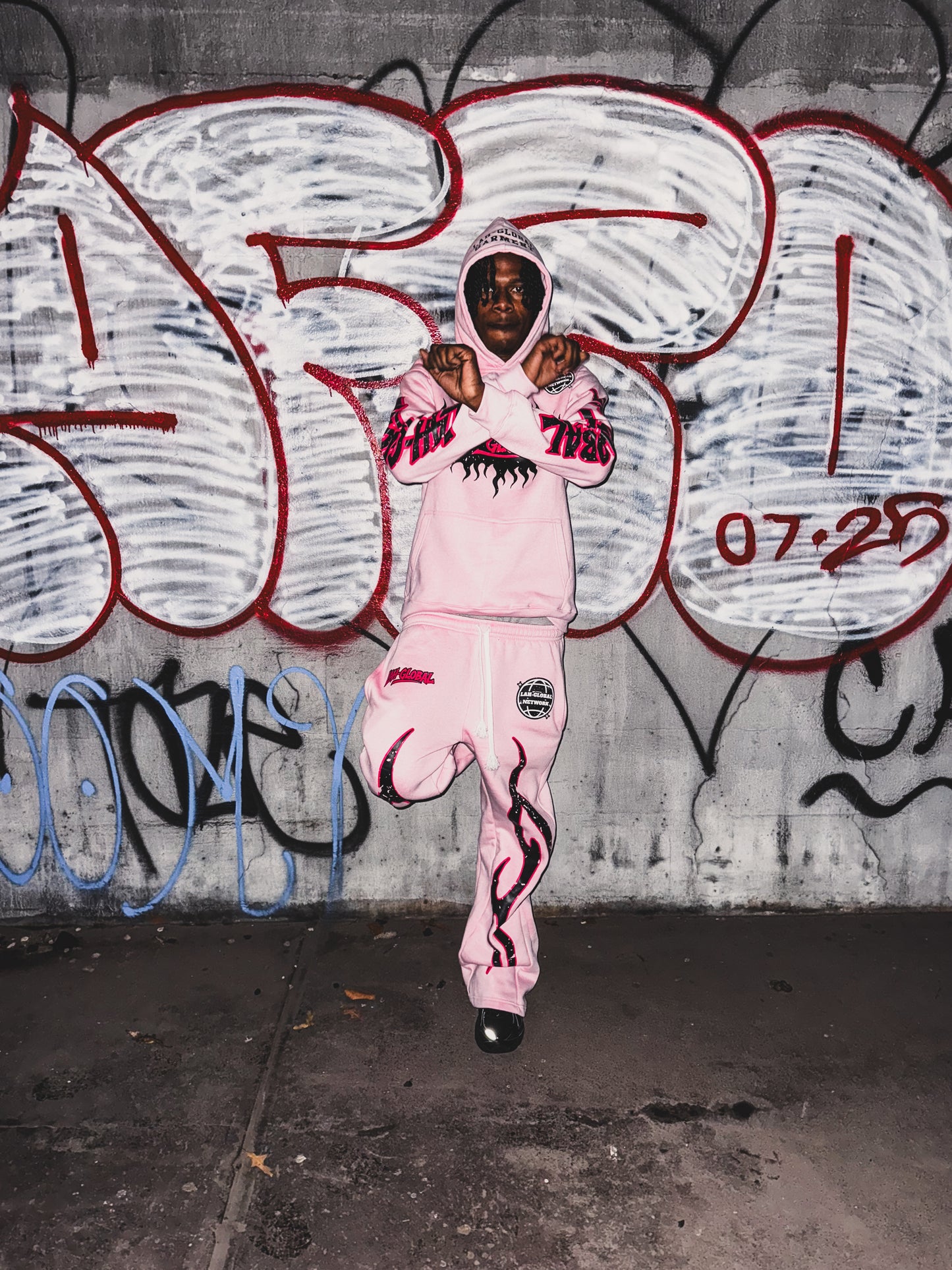 LAH-GLOBAL Graffiti Pink Full Set